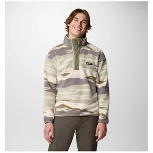 Męska bluza Columbia Helvetia™ II Printed Half Snap Fleece Rozmiar: XL / Kolor: zielony - Bluzy sportowe męskie - miniaturka - grafika 1