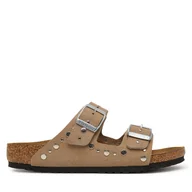 Buty dla dziewczynek - Klapki Birkenstock Arizona Rivet 1031708 S Beżowy - miniaturka - grafika 1