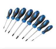 Akcesoria i części do ekspresów do kawy - Draper 34251 Torx/Trx/Star Tamperproof Security śrubokręt/zestaw śrubokrętów, 8 sztuk, niebieski - miniaturka - grafika 1