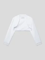 Sukienki i spódniczki dla dziewczynek - Bolerko z tkanym wzorem - miniaturka - grafika 1