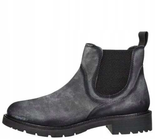 BUGATTI MĘSKIE SKÓRZANE SZTYBLETY SZARE 45 ŻML