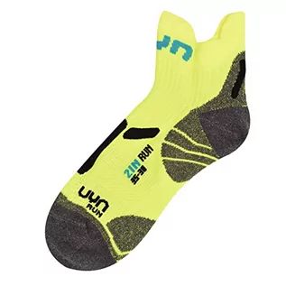 Skarpetki męskie - UYN UYN 2" Running Socks Men, yellow fluo/black EU 45/47 2021 Skarpety do biegania S100223-Y154-45/47 - grafika 1
