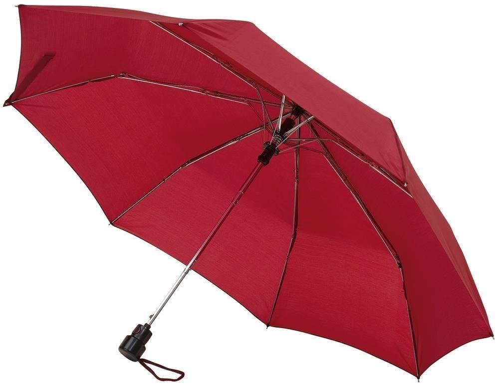 Automatyczny parasol kieszonkowy KEMER PRIMA bordowy - Bordowy