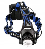 Latarki - Czołówka Latarka Czołowa Led 600LM 200M Zoom IP44 - miniaturka - grafika 1
