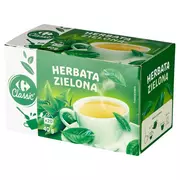 Herbata - Carrefour Classic Herbata zielona 40 g (20 x 2 g) - miniaturka - grafika 1