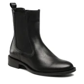 Botki damskie - Sztyblety Gino Rossi MIVAR-01 Czarny - miniaturka - grafika 1