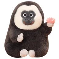 Maskotki i pluszaki - Maskotka pluszak małpka Saki z kwiatem lotosu 25 cm - miniaturka - grafika 1