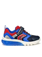 Buty dla chłopców - Geox Sneakersy J Ciberdron J45LBC 1454 C4244 D Granatowy - miniaturka - grafika 1