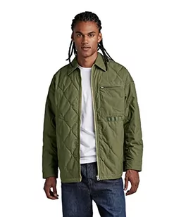 G-STAR RAW Męska kurtka Postino Oversized 2.0, zielona (Shadow Olive C442-B230), S, Zielony (Shadow Olive C442-b230), S - Kurtki męskie - miniaturka - grafika 1
