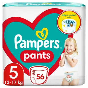 Pieluchomajtki Pampers Pants Rozmiar 5 56 szt. - Pieluchy - miniaturka - grafika 1