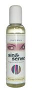 Masaż erotyczny - Sin&sense Massage Oil Marzipan 150 ml - miniaturka - grafika 1