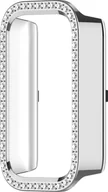Etui i futerały do telefonów - INF Etui ochronne Redmi Band 3, etui aktywne Xiaomi Band 9, galwanizowane srebro z kryształkami - miniaturka - grafika 1