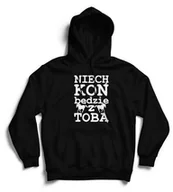 Gadżety dla niej i dla niego - Bluza z kapturem Niech koń będzie z Tobą - miniaturka - grafika 1