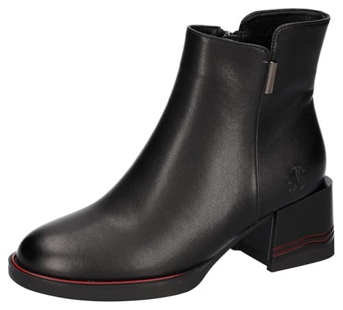 2Go Fashion 8246-502 kozaki damskie, czarny, czerwony, 39 EU