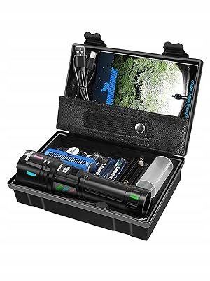 Mocna Latarka Taktyczna Wojskowa Led 30000 Lm Powerbank Wielofunkcyjna