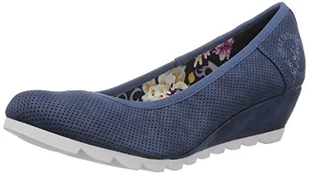 s.Oliver 22303 damskie czółenka, niebieski - niebieski granatowy 805-37 eu - Czółenka - miniaturka - grafika 1