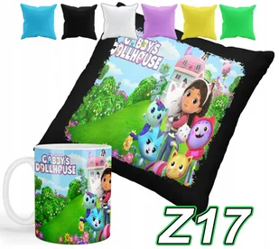 ZESTAW KUBEK + POSZEWKA Z NADRUKIEM KOCI DOMEK GABI BAJKI + IMIĘ - Gadżety dla niej i dla niego - miniaturka - grafika 1