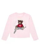 Bluzki damskie - Guess Bluzka J4BI10 I3Z14 Różowy Regular Fit - miniaturka - grafika 1