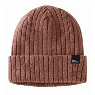 Czapki męskie - Czapka zimowa Jack Wolfskin CUSHY BEANIE wild ginger - S - miniaturka - grafika 1