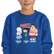 Bluzy dla dziewczynek - Bluza Dziecięca 128Cm Gideon Candy Grenda Gravity Falls Mix Wiele Wzorów - miniaturka - grafika 1