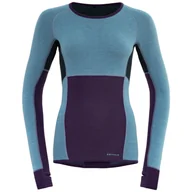 Koszulki sportowe damskie - Damska koszulka Devold Tuvegga Merino Shirt Wmn Rozmiar: L / Kolor: niebieski - miniaturka - grafika 1
