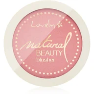 Róże do policzków - Lovely Lovely Natural Beauty Blusher róż do policzków 5 3.2g - miniaturka - grafika 1