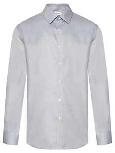Calvin Klein Koszula LV019EU057 Niebieski Slim Fit - Koszule męskie - miniaturka - grafika 1