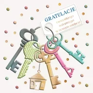 Kartki okolicznościowe i zaproszenia - Henry Karnet KW Gratulacje Dom Klucze - miniaturka - grafika 1