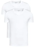 Piżamy męskie - Jack&Jones Komplet 2 t-shirtów Basic 12133914 Biały Regular Fit - miniaturka - grafika 1