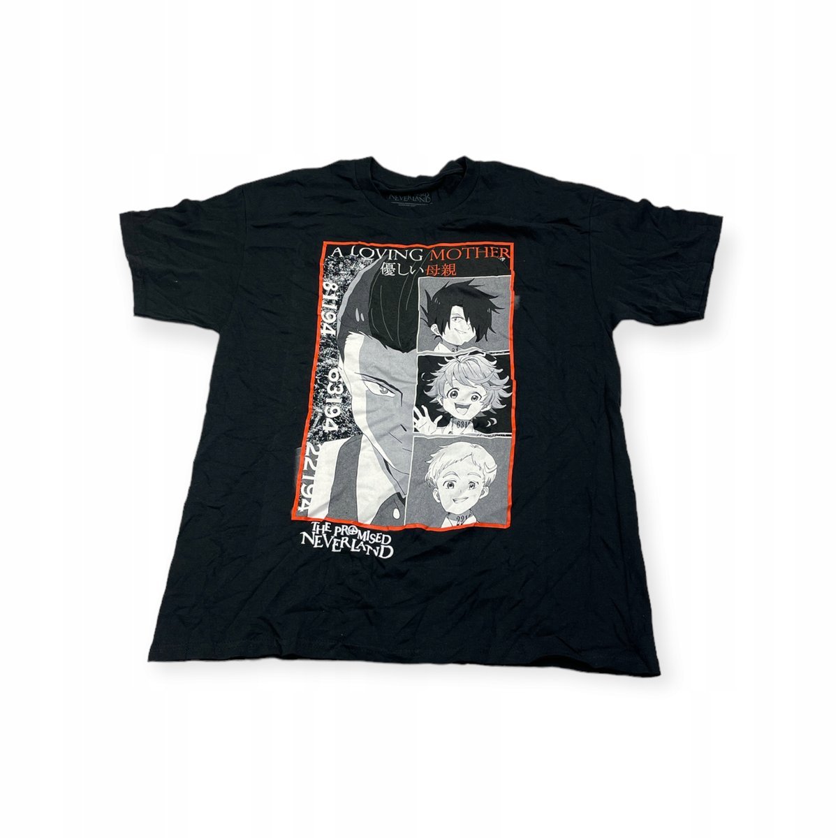 Koszulka T-shirt męski okrągły dekolt SPENCER'S THE PROMISED NEVERLAND XL