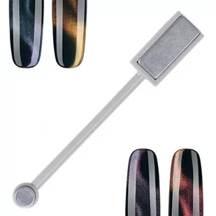 Magnetyzer magnes kocie oko cat eye łopatka+kulka - Akcesoria do paznokci - miniaturka - grafika 2