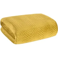 Narzuty - Euro Firany Narzuta Euro Welurowa wz. Sofia Musztard 1221968 - miniaturka - grafika 1