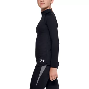 Koszulka dziewczęca Under Armour ColdGear LS Mock - Odzież sportowa dziecięca - miniaturka - grafika 3
