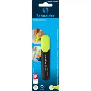 Schneider piśmiennicze Textmarker Job, żółty, wielokrotnego napełniania, 1er kartę blistrową 71505 - Zakreślacze - miniaturka - grafika 1