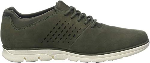 Timberland Bradstreet, Męskie buty sznurowane Oxford, Zielony Grape Leaf Nubuk A58, 44.5 EU