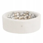 Suche baseny - Suchy Basen z Piłkami 90x30 dla Dzieci Kremowy Baranek 200 piłek MISIOO - miniaturka - grafika 1