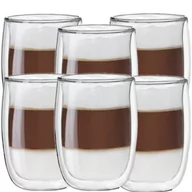 Szklanki - ZESTAW - 6x szklanka termiczna Cappuccino 210 ml - miniaturka - grafika 1