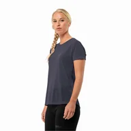 Koszulki i topy damskie - Damski t-shirt Jack Wolfskin VONNAN S/S T W graphite - XS - miniaturka - grafika 1