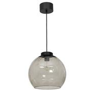 Lampy sufitowe - Luminex Bollar 3290 lampa wisząca zwis 1x60W E27 dymiony/czarny - miniaturka - grafika 1