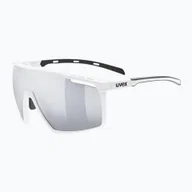 Okulary przeciwsłoneczne - Okulary przeciwsłoneczne UVEX Mtn Perform white mat/mirror silver - miniaturka - grafika 1