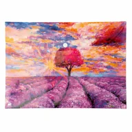 Teczki i skoroszyty - Teczka kopertowa PP A4 Lawenda VISTA Narcissus - miniaturka - grafika 1