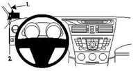 Uchwyty samochodowe do telefonów - ProClip do Mazda 5 11-15 - miniaturka - grafika 1
