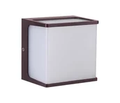 Lampy ogrodowe - LED Kinkiet zewnętrzny LED/8W/230V IP65 3000K brązowy - miniaturka - grafika 1