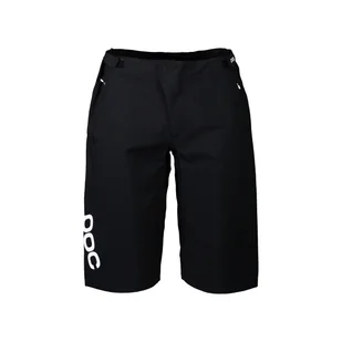 Męskie spodenki rowerowe POC Essential Enduro Shorts M, Czarny - Spodenki rowerowe - miniaturka - grafika 1