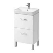 Szafki łazienkowe - Szafka pod umywalkę Cersanit Olivia Mille 50 cm biała - miniaturka - grafika 1