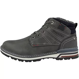 Dockers by Gerli Męskie buty sznurowane 49WY101, Dark Grey 49wy101 650220, 45 EU - Półbuty męskie - miniaturka - grafika 1