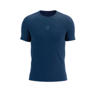 Koszulki sportowe męskie - COMPRESSPORT Koszulka biegowa męska TRAIL RACING SS T-SHIRT blues - miniaturka - grafika 1