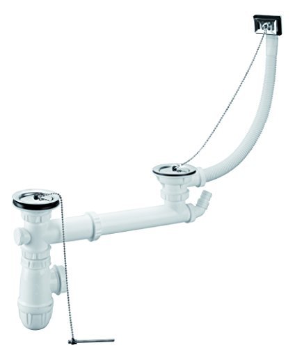 Boutt 1181307 V7845 2 x sitko odpływowe ze stali nierdzewnej do odpadów, średnica: 50 cm