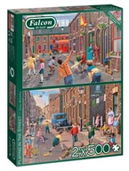 Puzzle - Puzzle, Zabawa na ulicy, 2x500 el. - miniaturka - grafika 1
