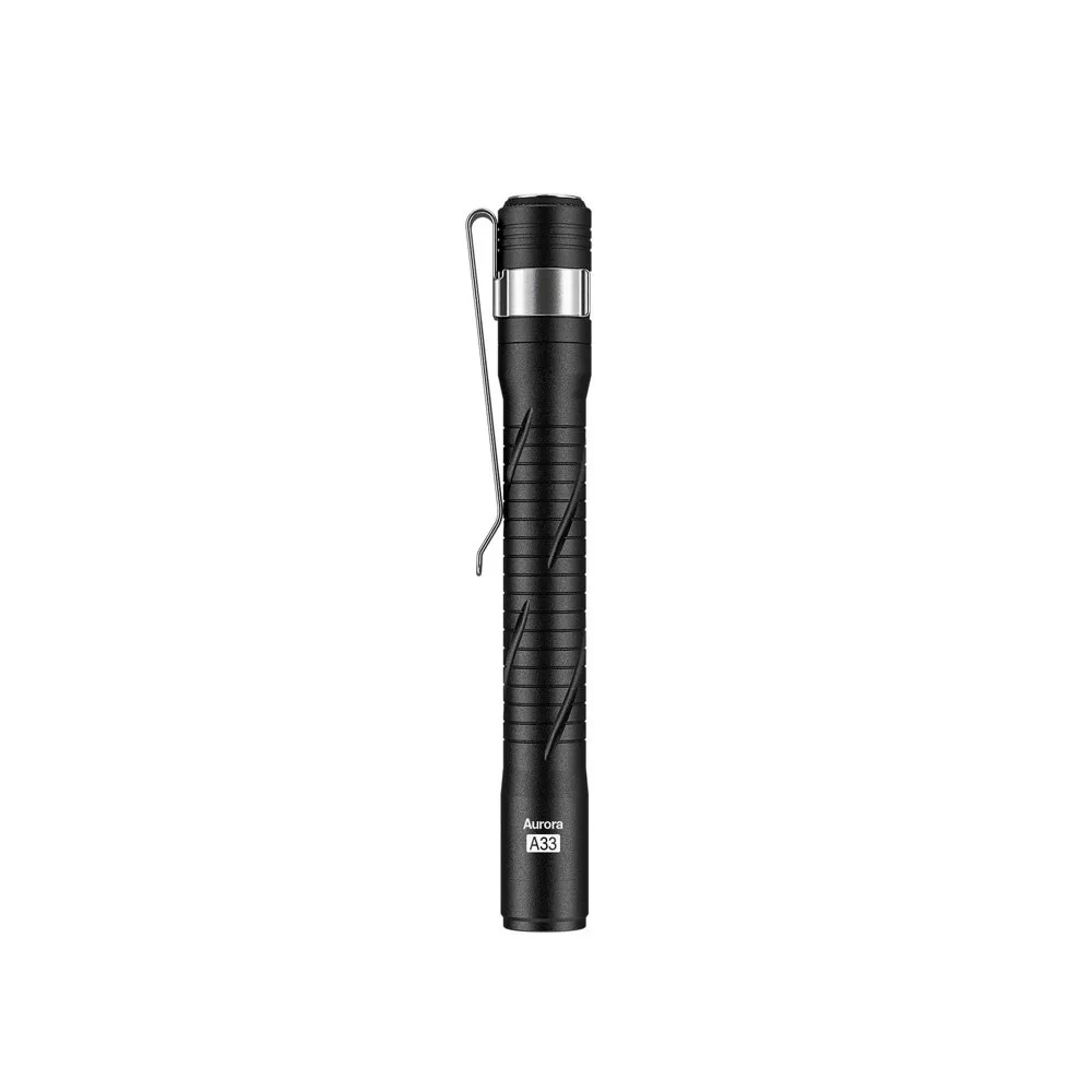 Latarka LED RovyVon® Aurora A33 Black Czarna Długopisowa Aluminum Dioda CREE XP-G2 200 Lumenów